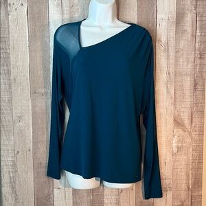 NWT Mesh Long Sleeve Top by Calvin Klein